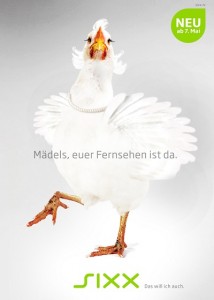 Ein Huhn für sixx (Foto: sixx)