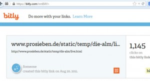 Bitly-Statistiken für einen beliebigen Link (Screenshot: bitly / Frank Krause)