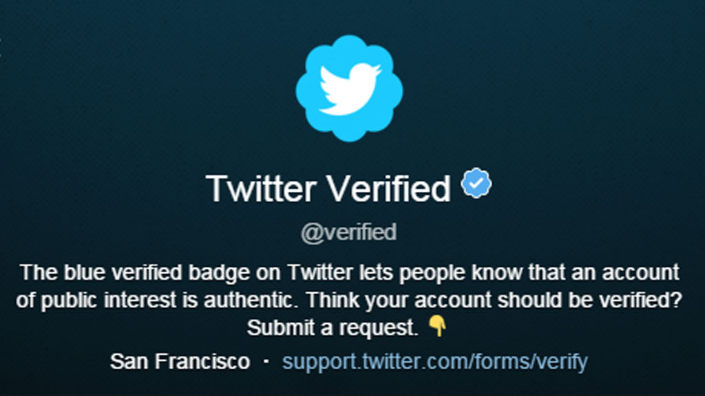 Der Twitter-Verified-Account (Screenshot: Frank Krause / Twitter)