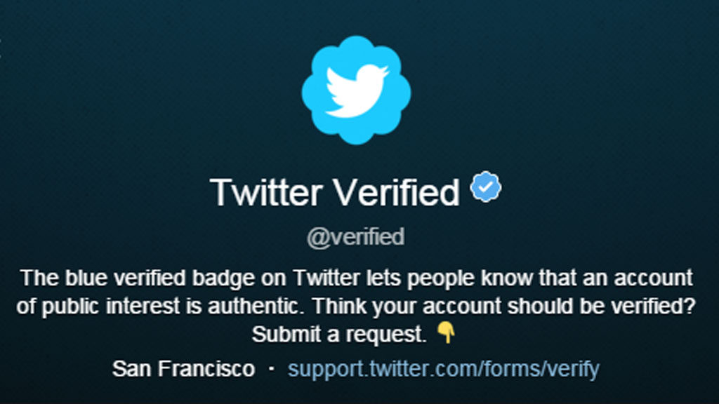 Twitter account verifizieren